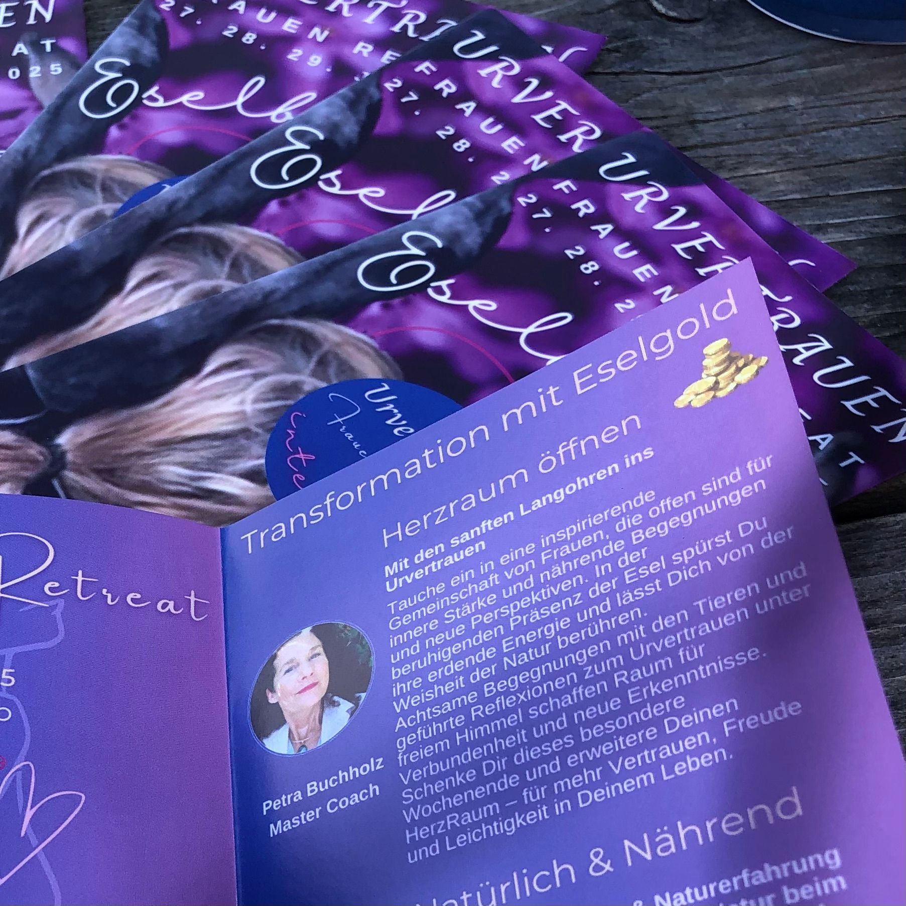 Frauen Retreat URVERTRAUEN intensiv mit transformativem Eselgold