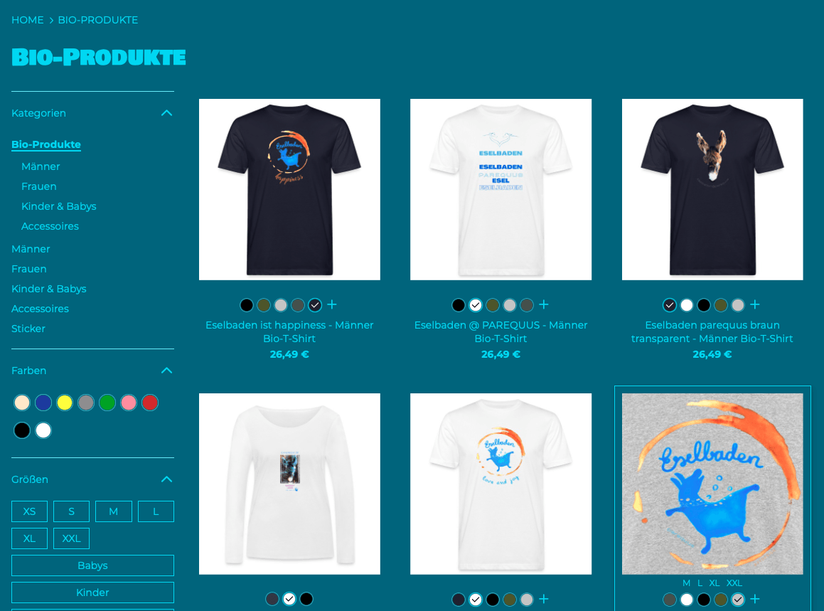 Dein PAREQUUS - oder ESEL -  BADEN - T-Shirt , Tasse und mehr als persönliches Andenken, auch Du mit deinem Coaching Pferde/Eselpartner kannst auf dem T-Shirt abgebildet werden