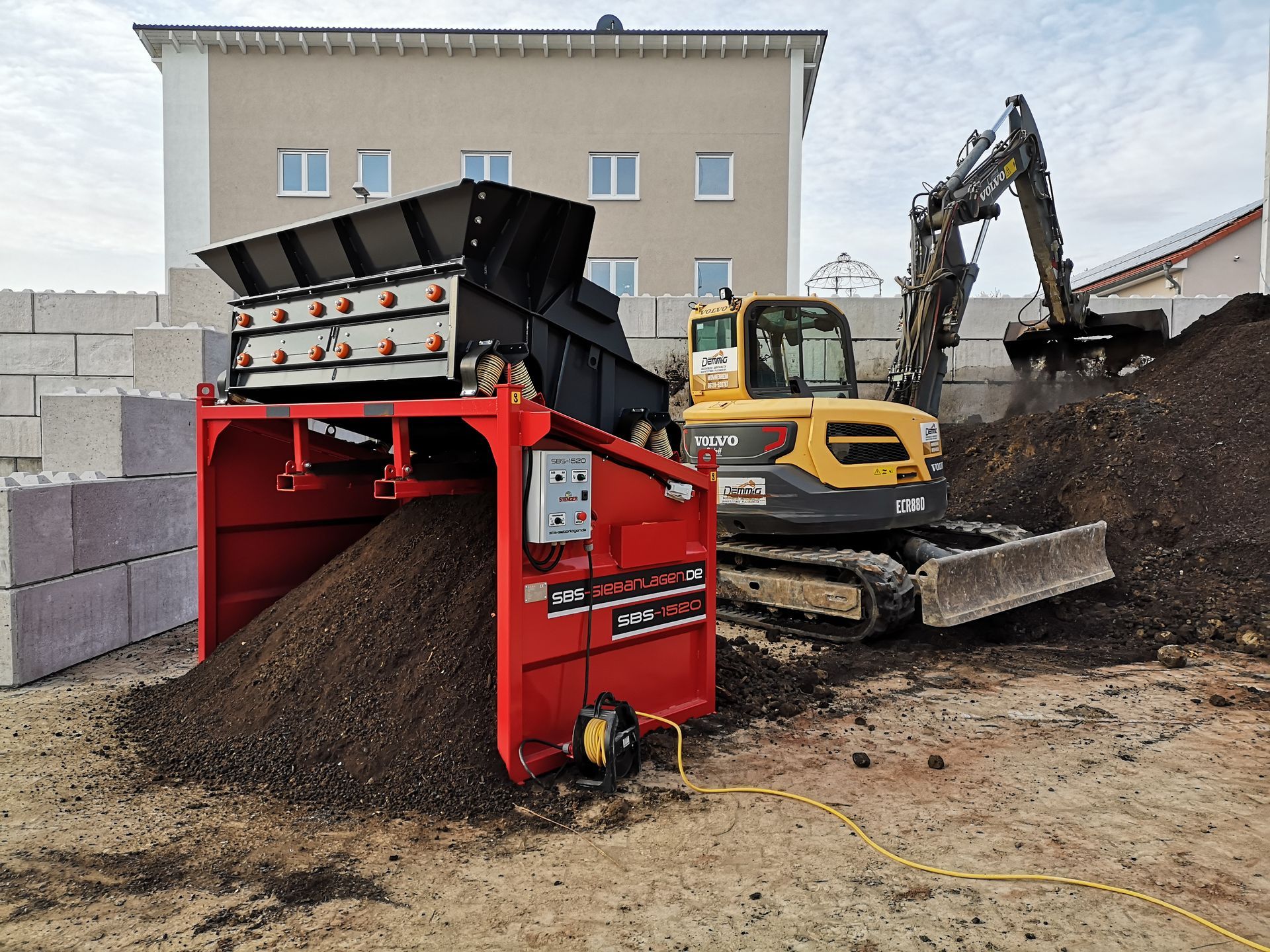 Siebanlage