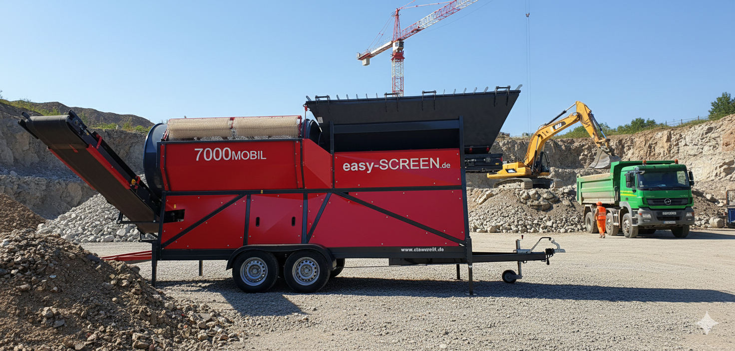easyScreen-7000 Radobile Trommel Siebanlage F2