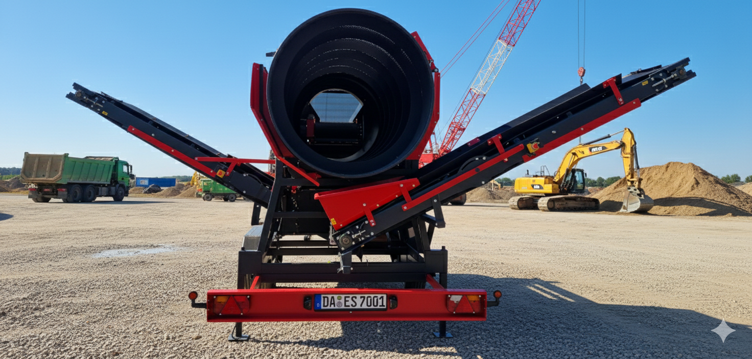 easyScreen-7000 Radobile Trommel Siebanlage F2