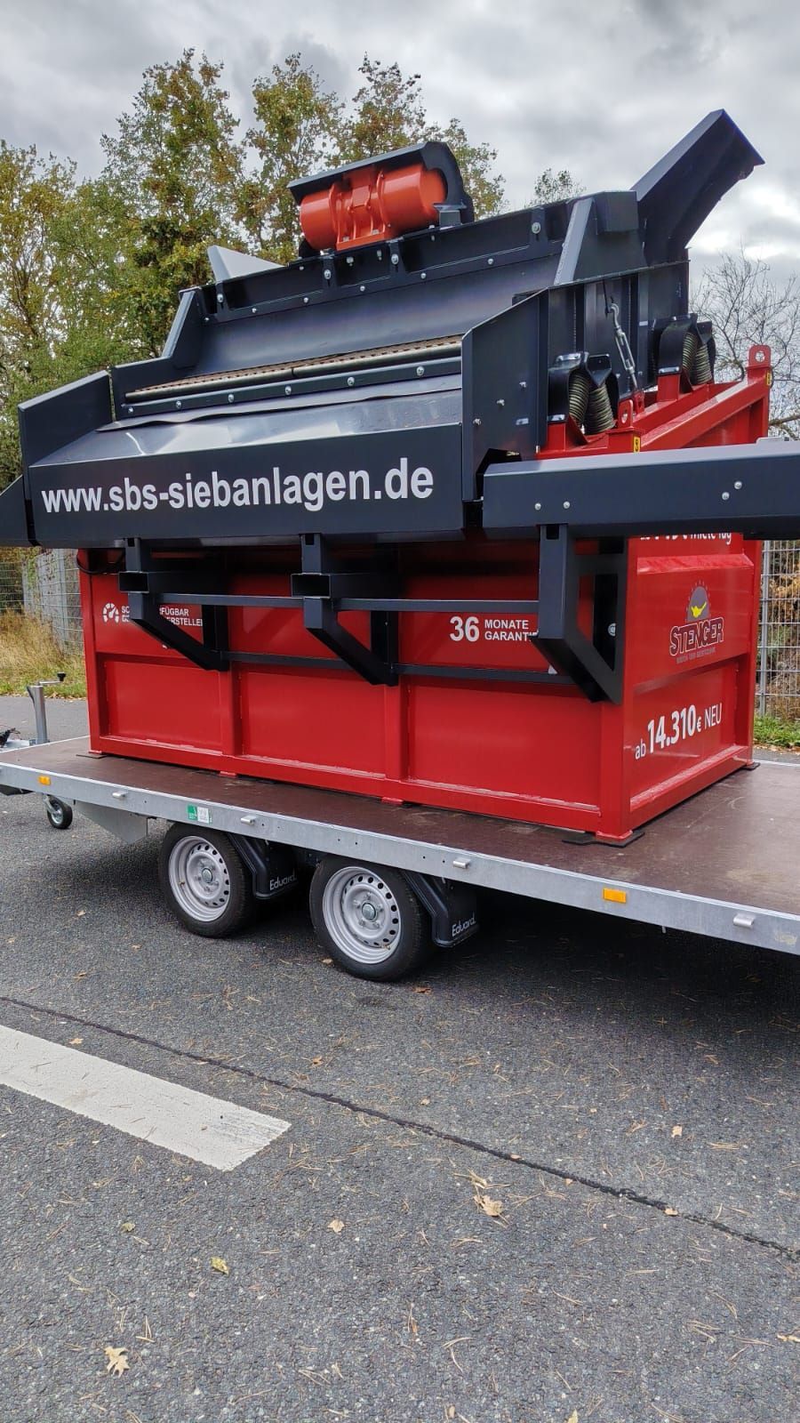 SBS 1520 Siebanlage von Stawarski zur flexiblen Miete und Aufbereitung verschiedener Materialien in