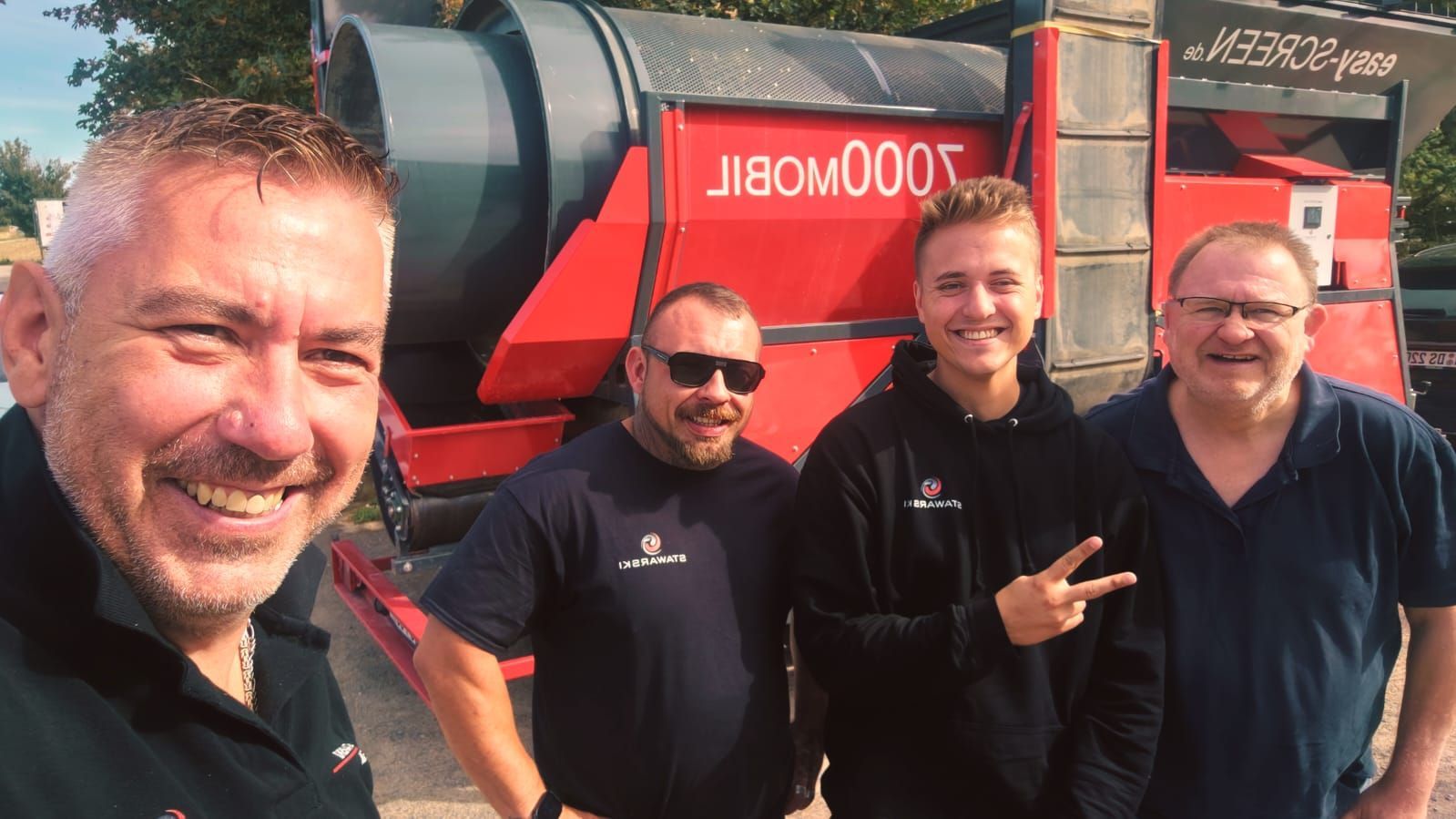 Gruppenfoto von Stawarski Sieb- und Brechtechnik