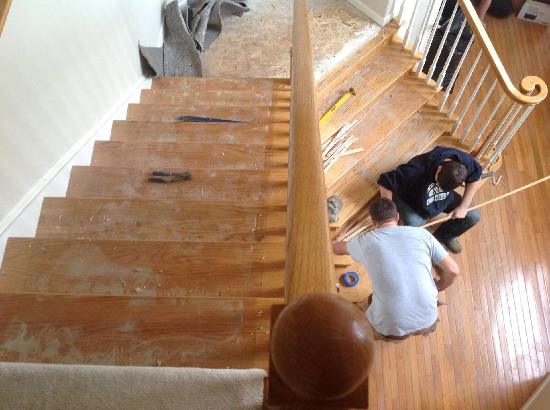 hardwood floor work