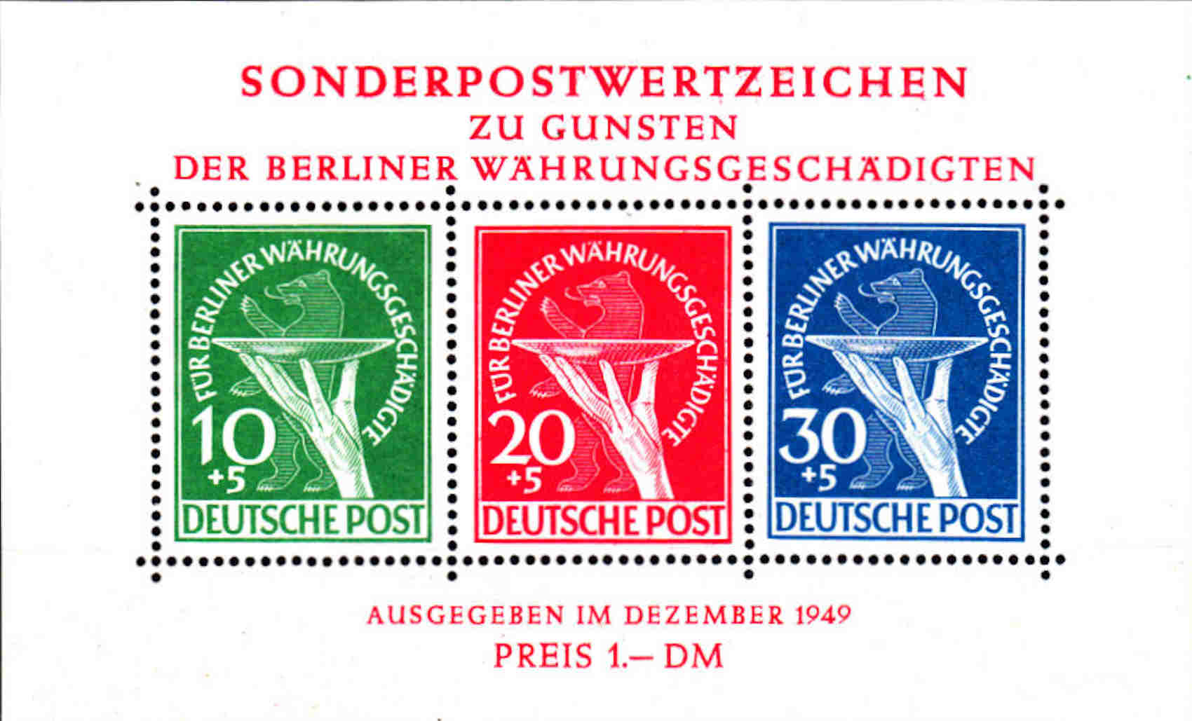 Hochwertige Briefmarken Blocks