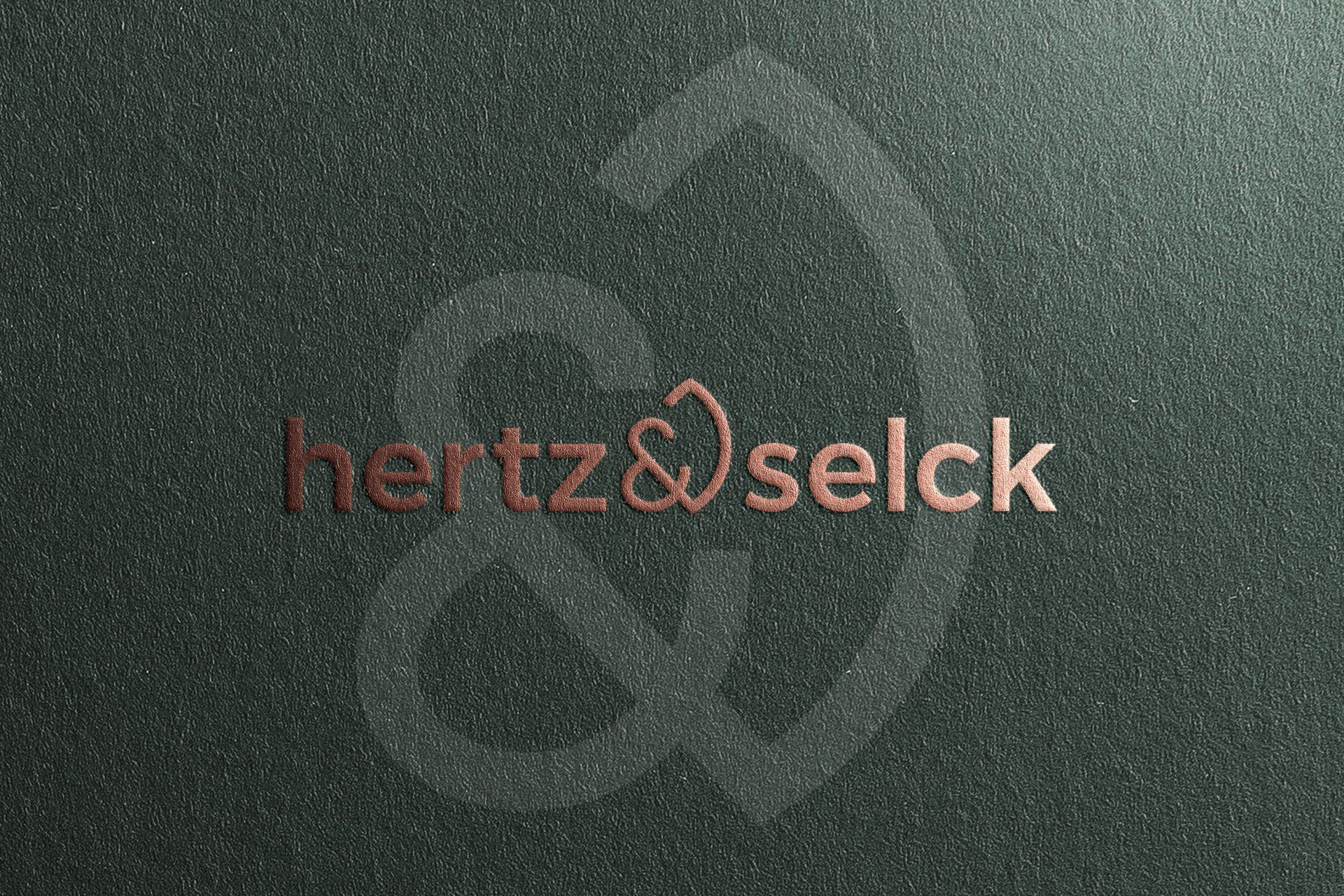 Hertz & Selck logo designed by FabianBrandDirection