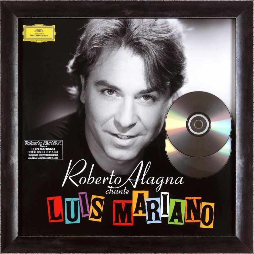 Roberto ALAGNA - Double disque de platine Roberto ALAGNA - Double disque de platine