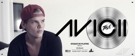 AVICII - Disque de platine officiel  AVICII - Disque de platine officiel