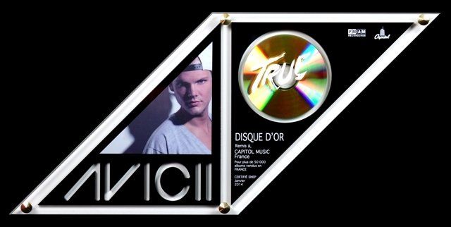 AVICII - Disque d'or  AVICII - Disque d'or