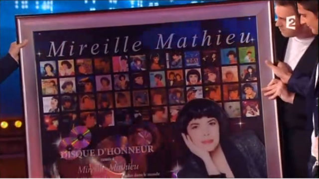 Disque d'honneur Mireille MATHIEU