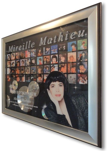 Mireille MATHIEU, disque d'honneur Mireille MATHIEU, disque d'honneur