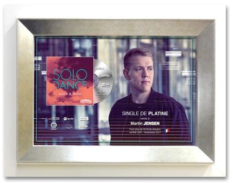 Martin JENSEN - Single de platine Martin JENSEN - Single de platine