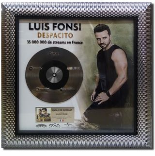 Luis FONSI - Disque de diamant  Luis FONSI - Disque de diamant