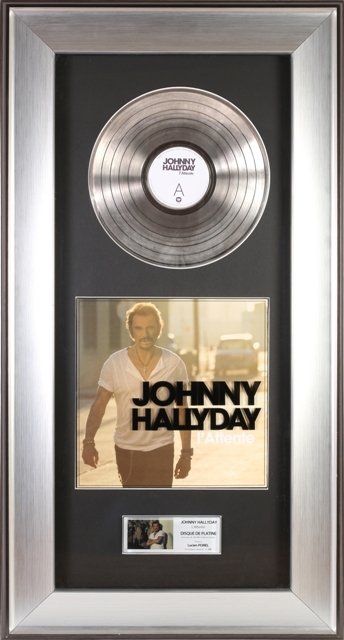 Johnny HALLYDAY - Disque de platine 