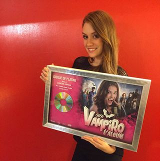 Chica Vampiro l'album, disque de platine, Lorena GARCIA
