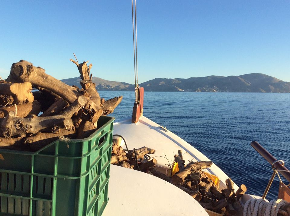 Metochi (mainland Greece), secure parking, then passenger ferry to Hydra Island Greece