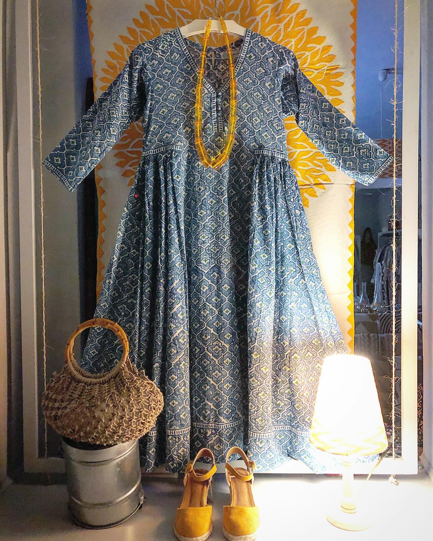 Turquoise Shop, fashion, accessories and textiles on Hydra Island Greece.