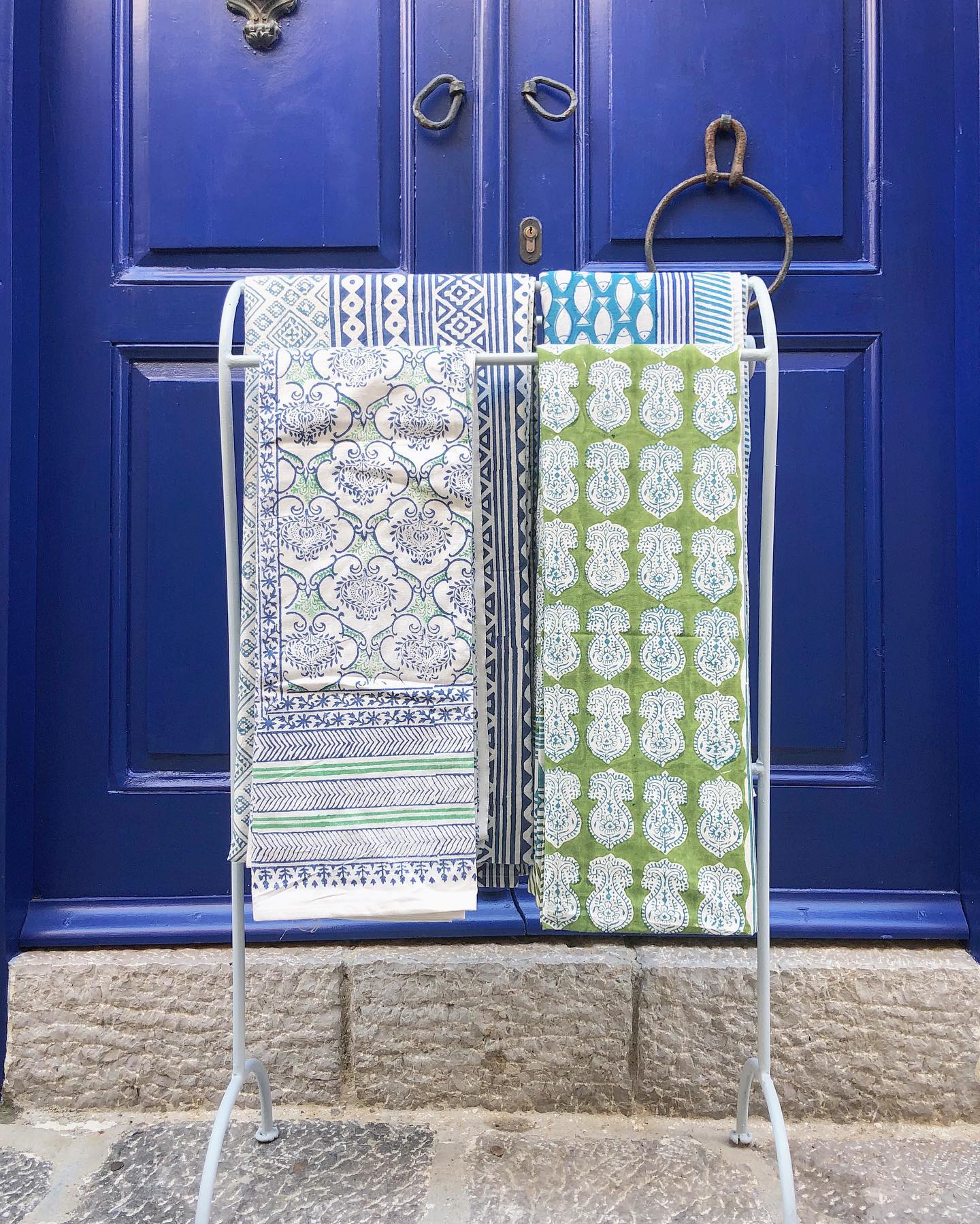 Turquoise Shop, fashion, accessories and textiles on Hydra Island Greece.