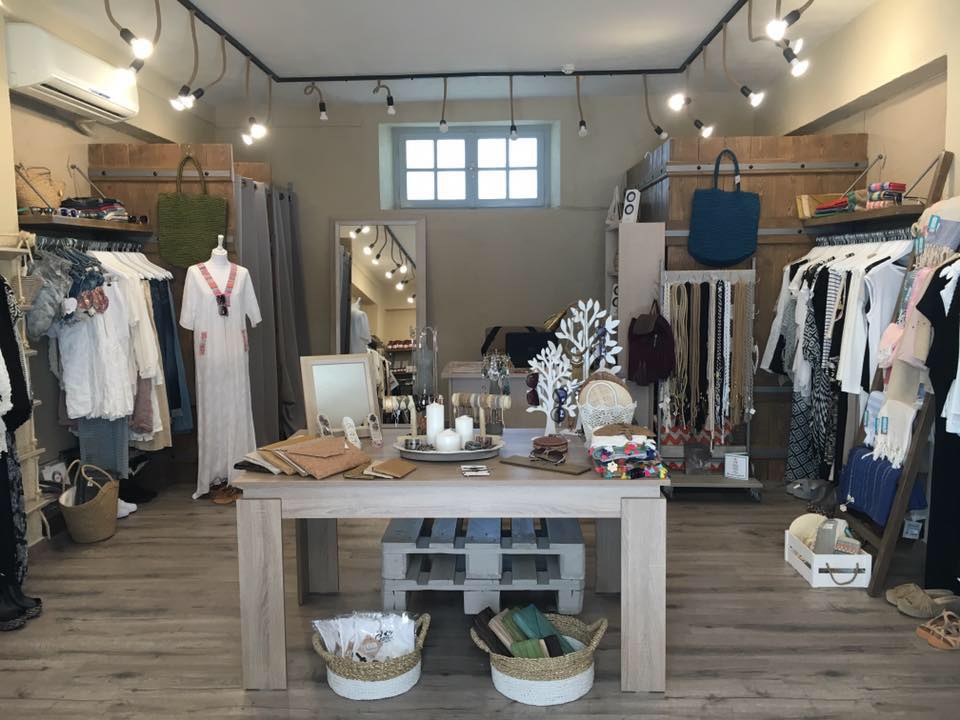 Inspired Fashion shop on Hydra Island Greece.