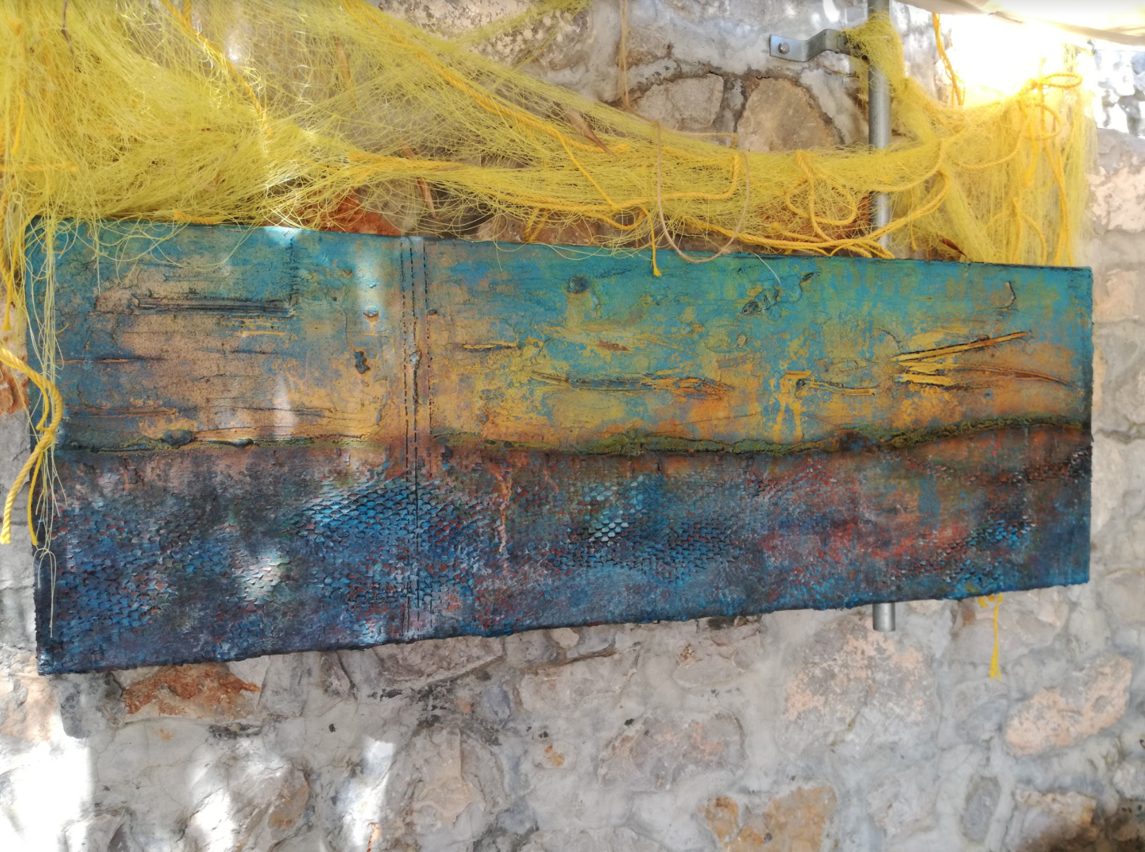 Artwork by Hydra artist Andreas Horstmann on Hydra island Greece. Arts & Culture on Hydradirect.