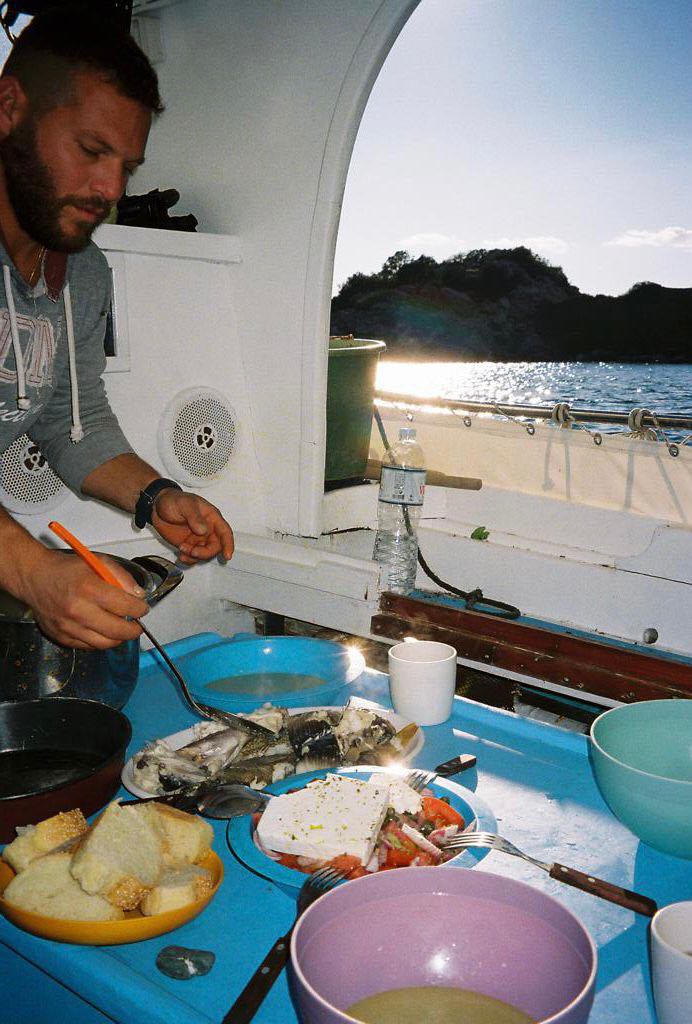 Hydra Fishing Trips with Dimitris on Hydra island Greece.