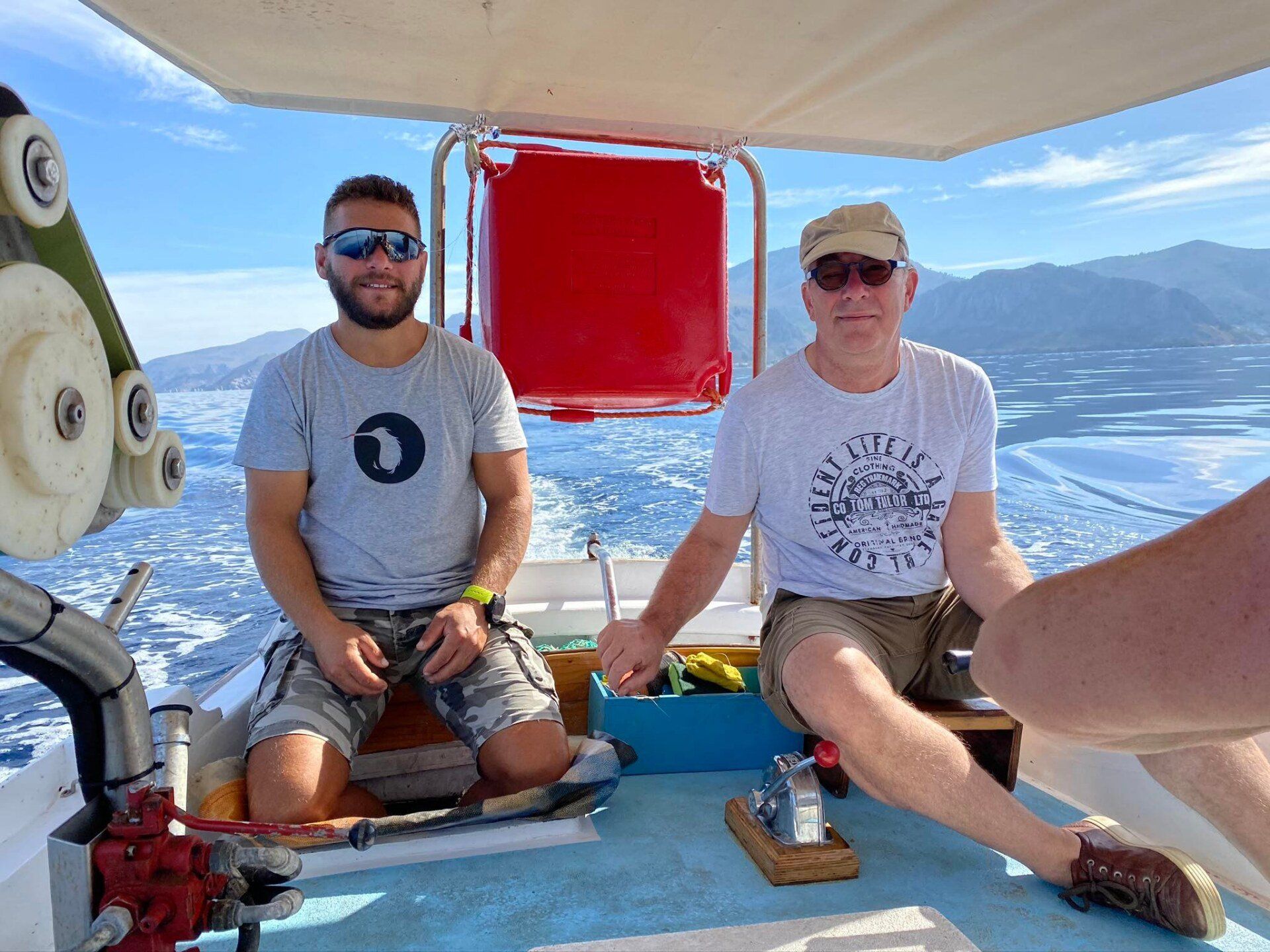 Hydra Fishing Trips with Dimitris on Hydra island Greece.
