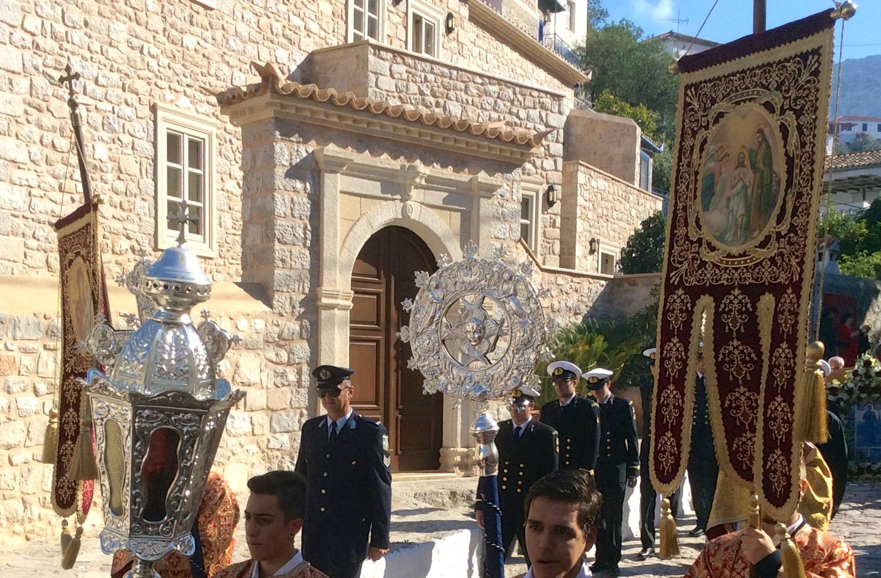 Hydra Patron Saints Day, Ag. Konstantinos, Patron Saint of Hydra, Hydra Island Greece