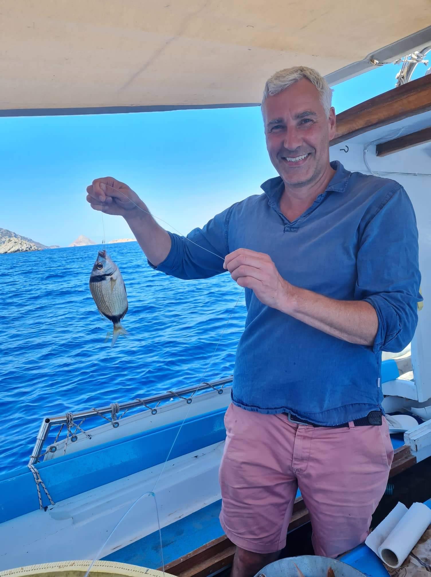 Go fishing with Dimitris of Hydra Fishing Trips and have fun on your Hydra Island Greece holiday.