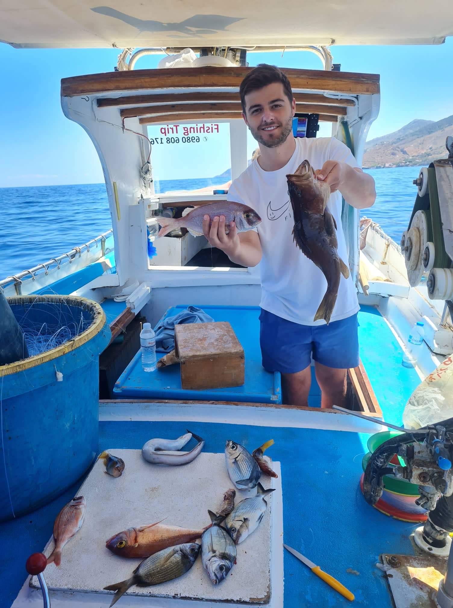 Go fishing with Dimitris of Hydra Fishing Trips and have fun on your Hydra Island Greece holiday.