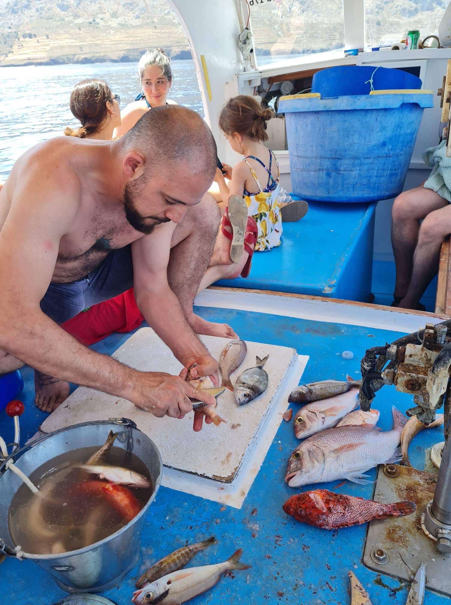 Go fishing with Dimitris of Hydra Fishing Trips and have fun on your Hydra Island Greece holiday.