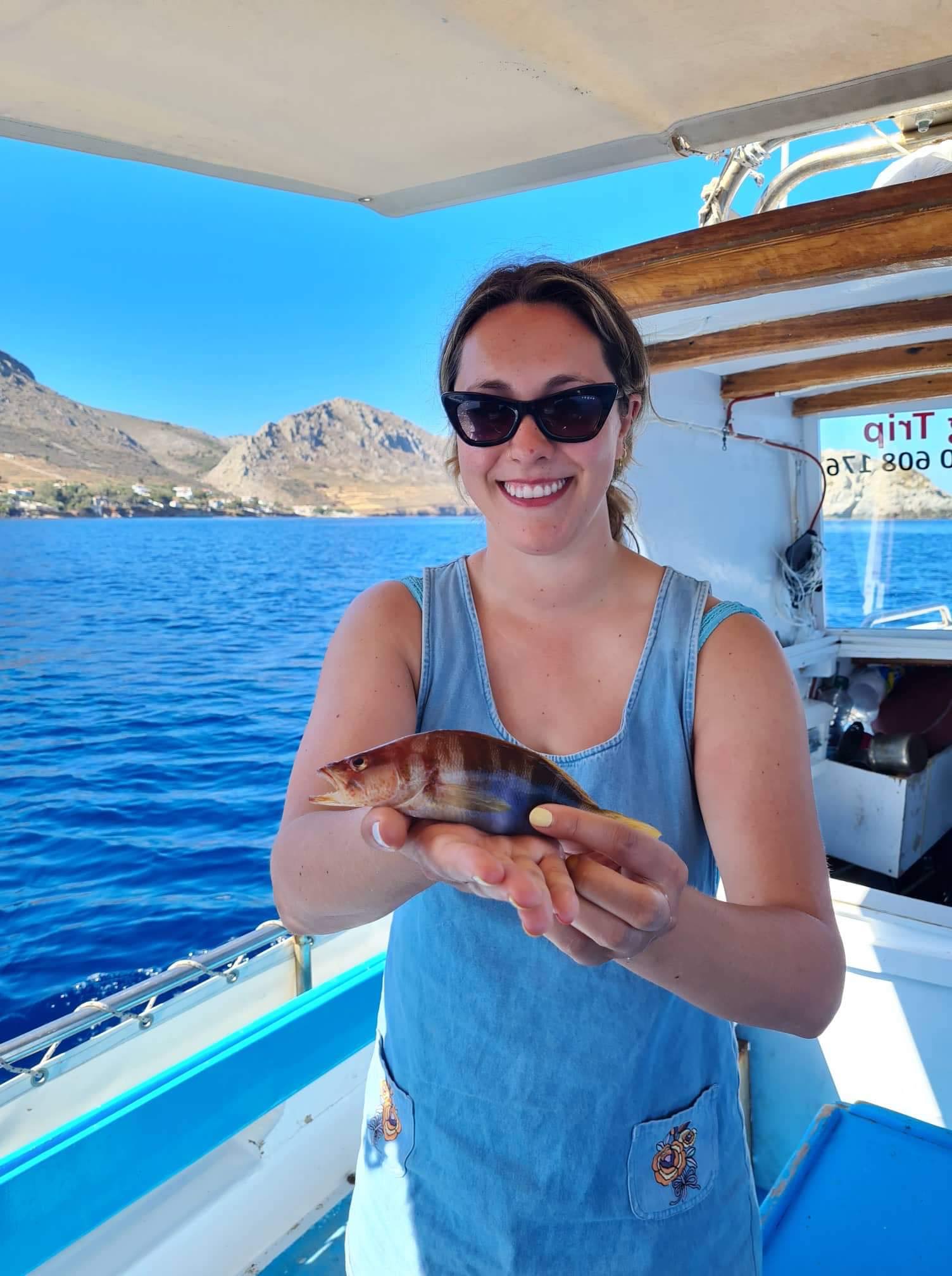 Go fishing with Dimitris of Hydra Fishing Trips and have fun on your Hydra Island Greece holiday.