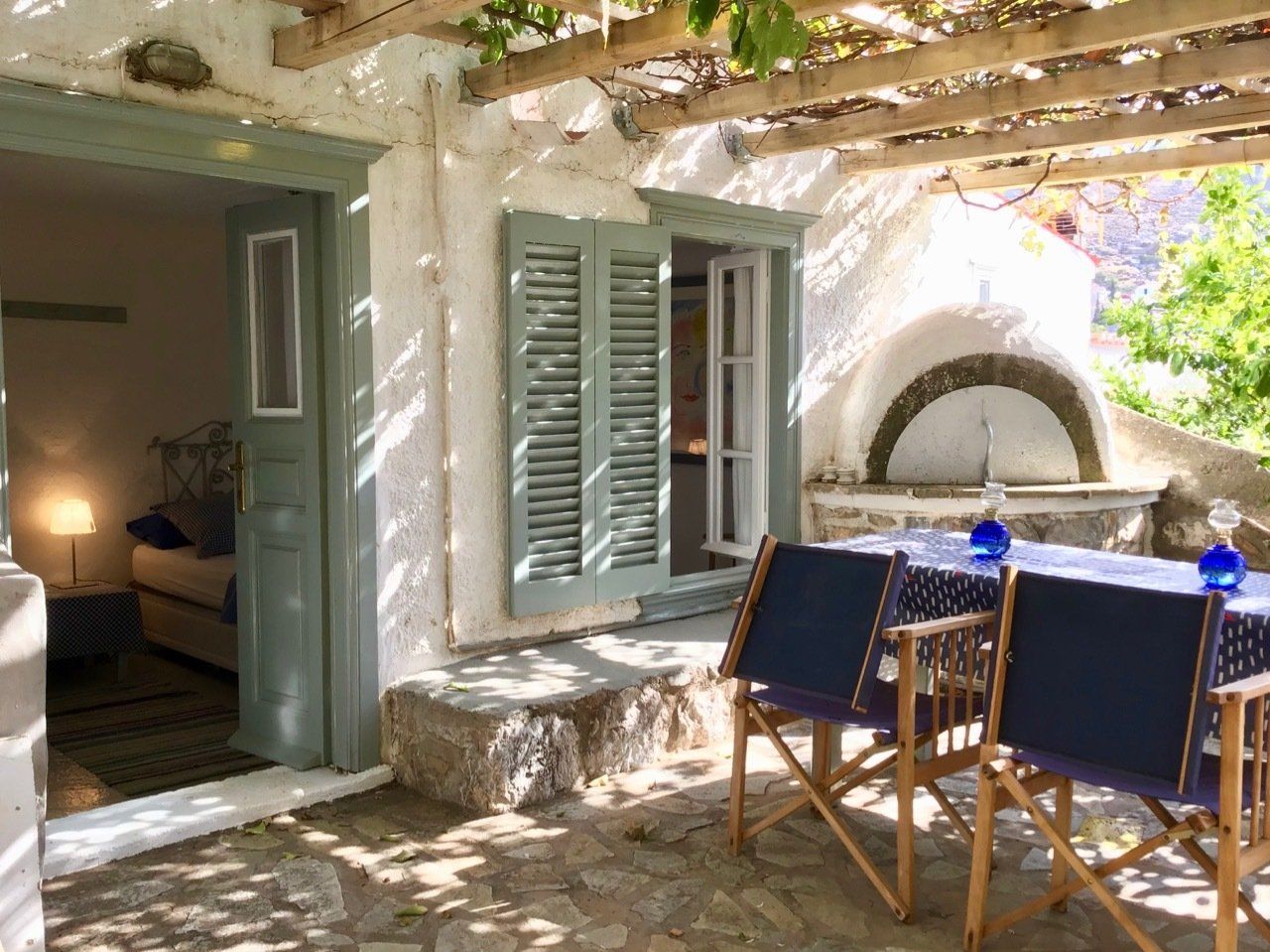 Lemon Tree House, Hydra houses, holiday rentals, holiday house rentals on Hydra Island Greece.