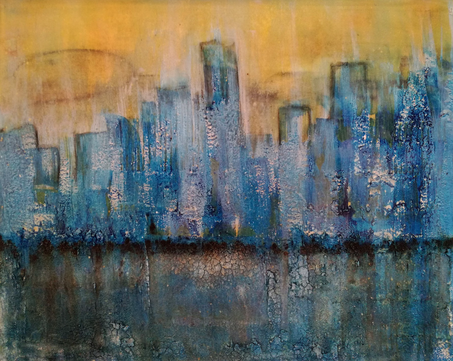 Artwork by Hydra artist Andreas Horstmann on Hydra island Greece. Arts & Culture on Hydradirect.