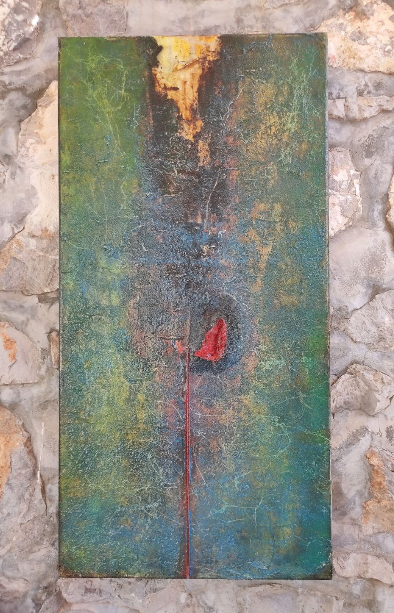 Artwork by Hydra artist Andreas Horstmann on Hydra island Greece. Arts & Culture on Hydradirect.