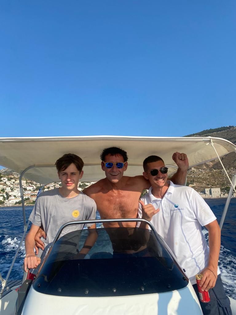 Hydreoniki Boat Rentals with or without a license for Hydra Island Greece.