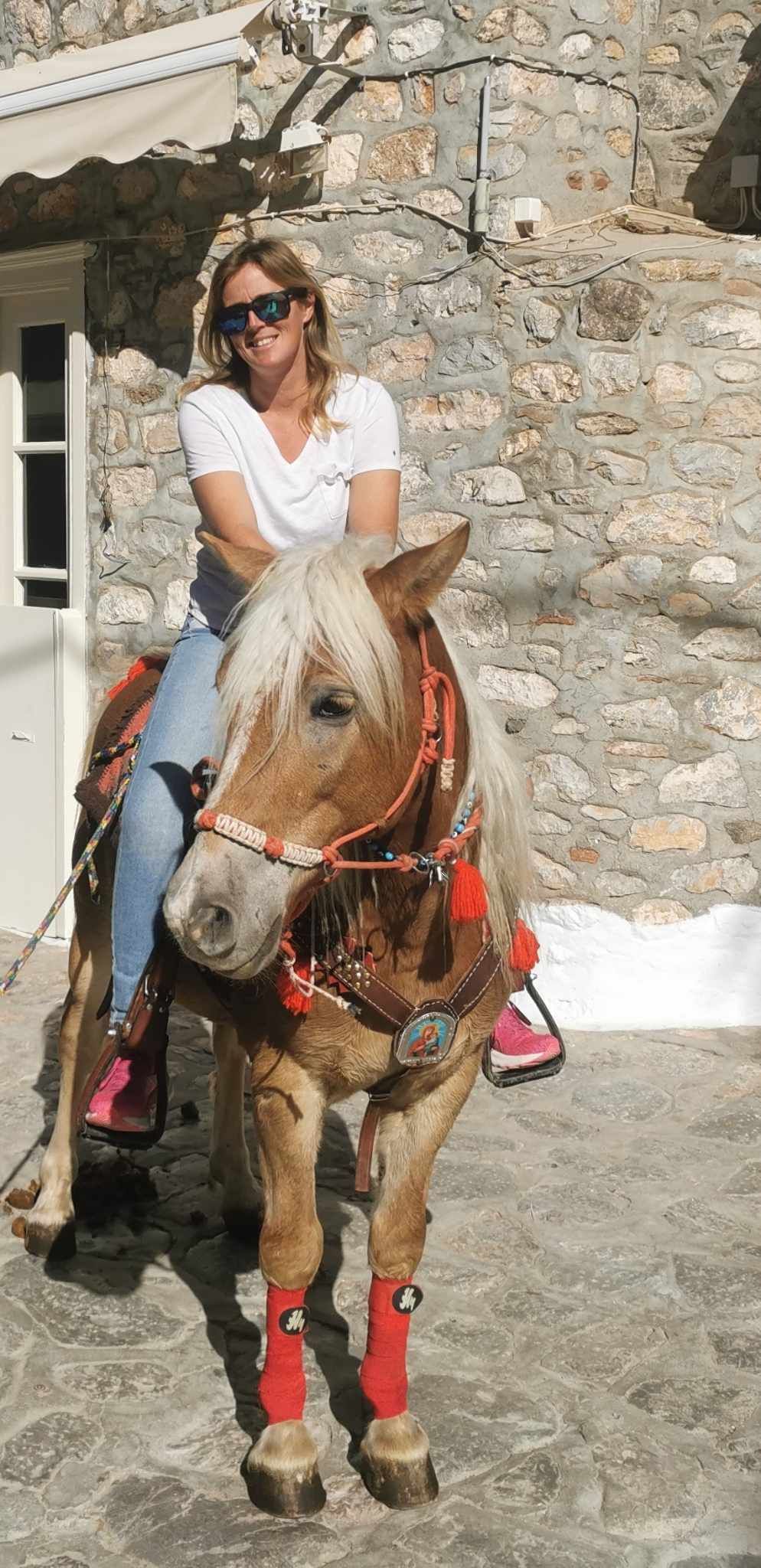 Louis of Harriet's Hydra Horses - horse treks on Hydra Island Greece