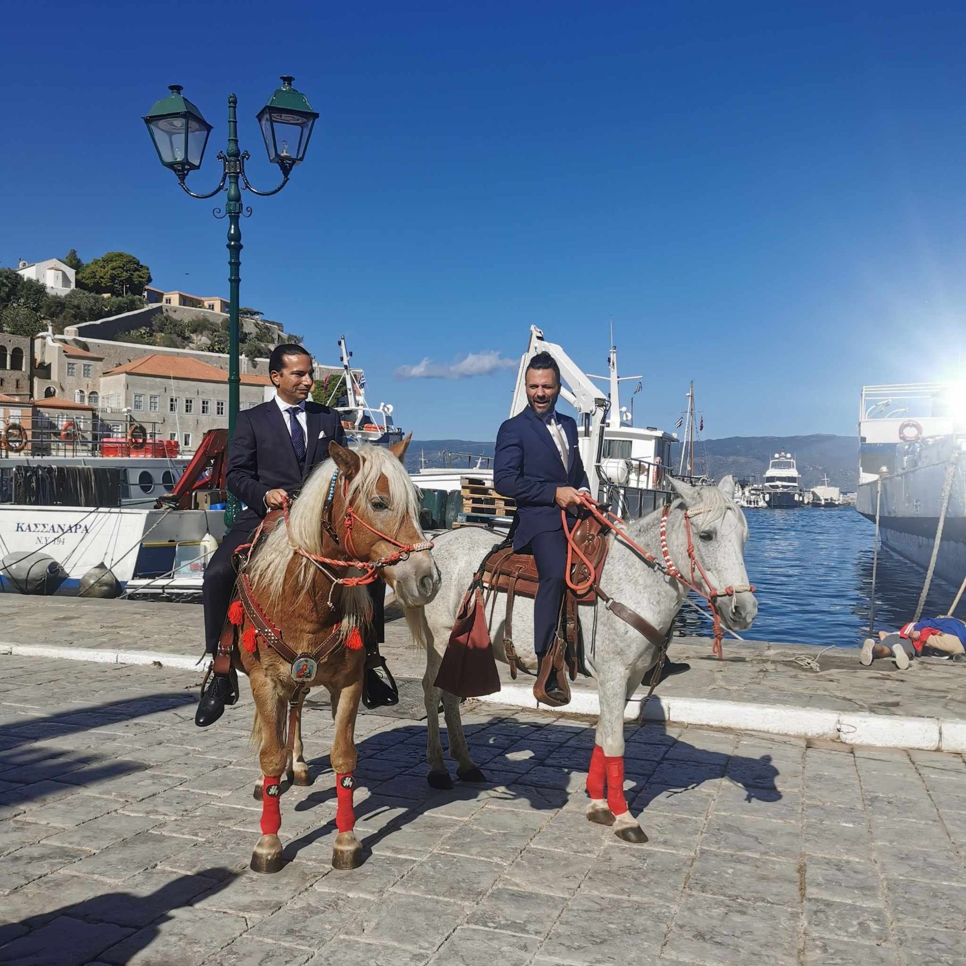 Louis of Harriet's Hydra Horses - horse treks on Hydra Island Greece