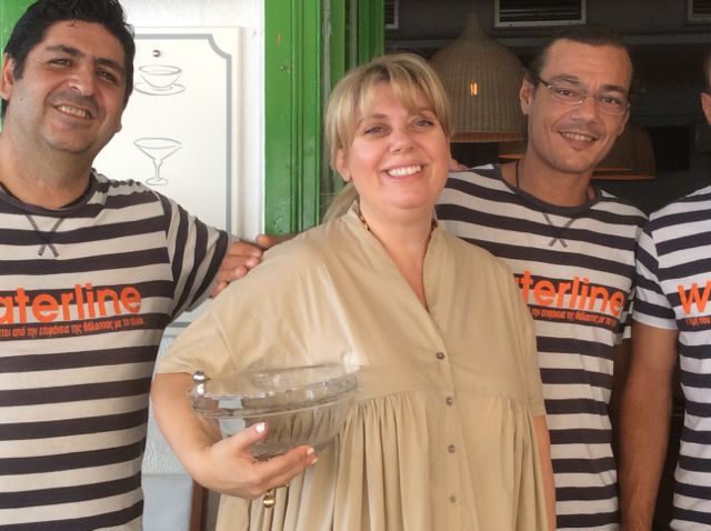 Ifigenia of Isalos Cafe & Bar - Hydra restaurant guide from HydraDirect