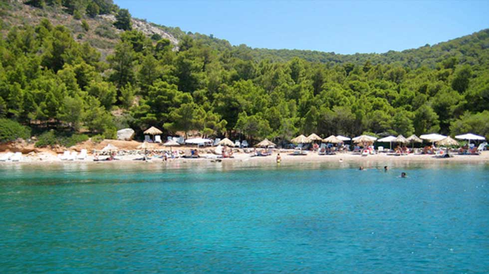 Bisti Beach - beaches on Hydra Island Greece