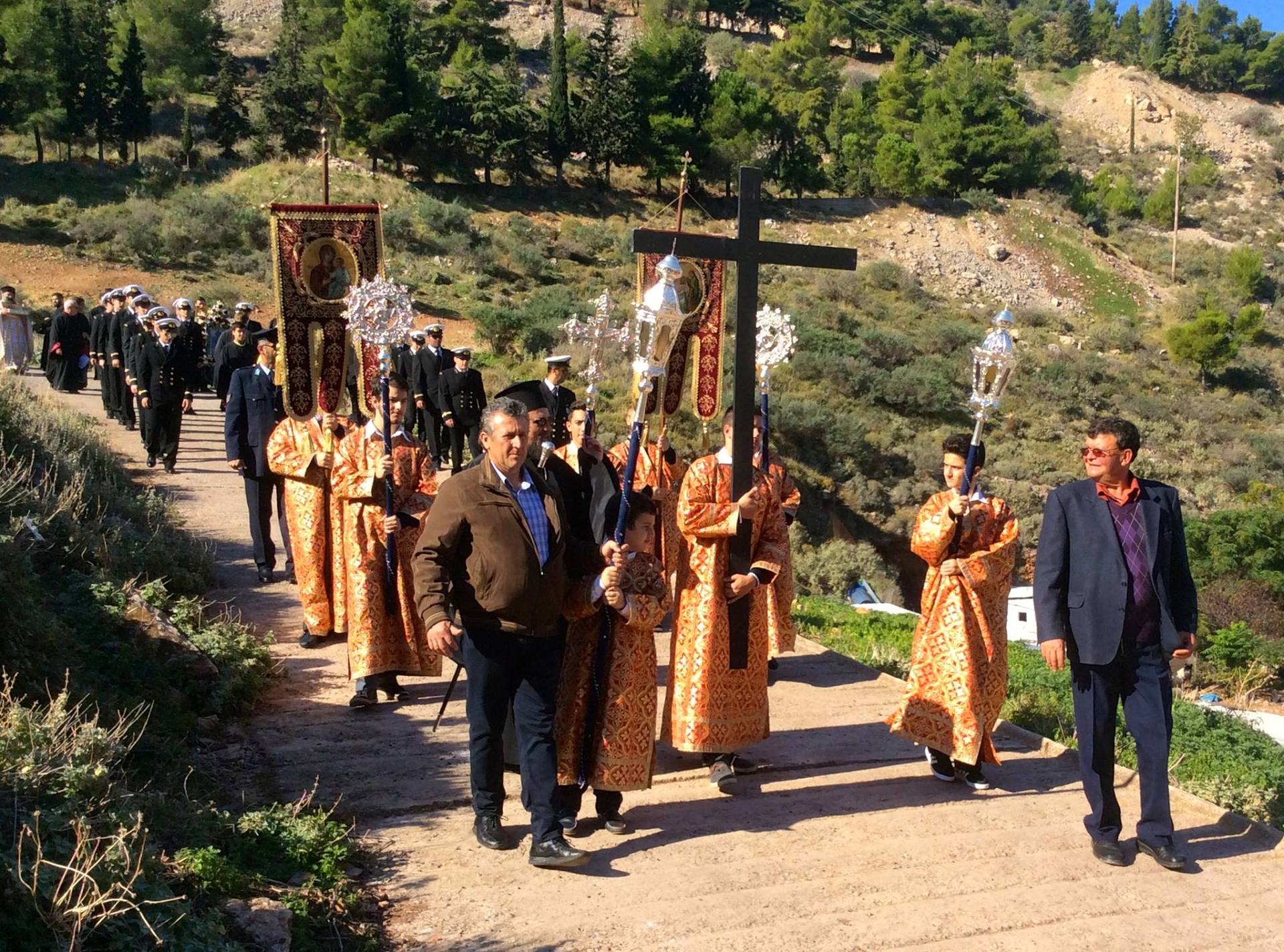 Hydra Patron Saints Day, Ag. Konstantinos, Patron Saint of Hydra, Hydra Island Greece
