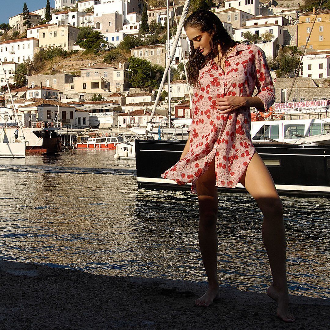 Turquoise Shop, fashion, accessories and textiles on Hydra Island Greece.