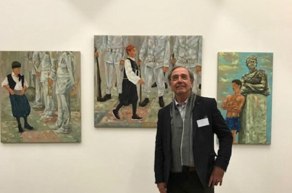 Δημήτρης Αλεξάνδρου Φατούρου, Dimitris Alexandros Fatouros, Artists on Hydra Island Greece.