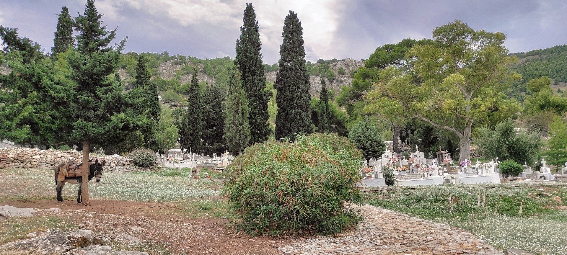 Aghia Fotini Cemetery and Monastery on Hydra Island Greece, Willem Jan Smit 2020