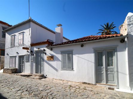 direct contact details so you can book direct to avoid agent commission or fees at the alexandra guesthouse in hydra town on hydra island greece.