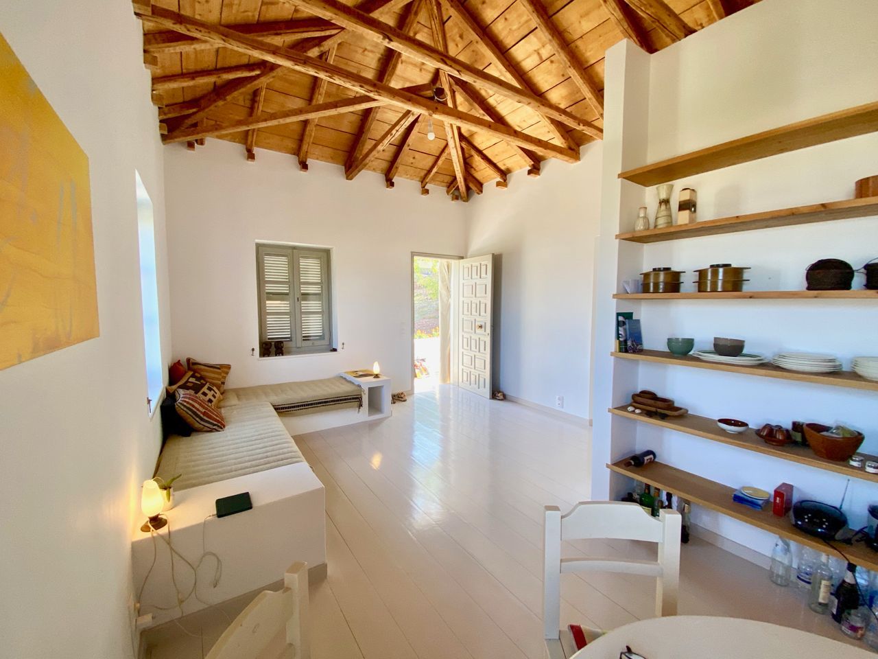 Analypsi House for holiday rentals on Hydra Island Greece. Perfect countryside house for a couple to enjoy wonderful scenery and views.