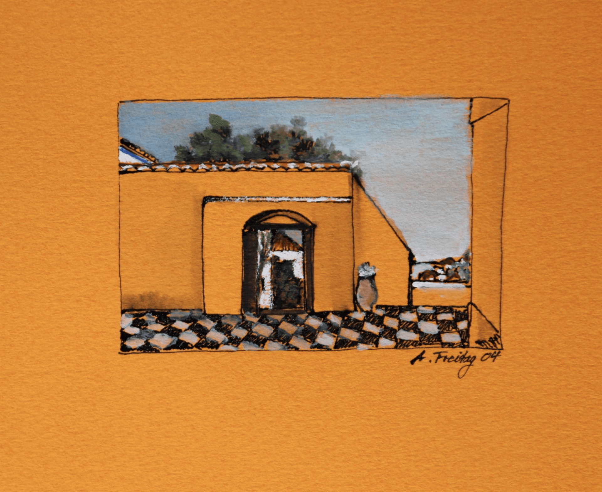 Angelika Lialios Freitag, Artists on Hydra Island Greece