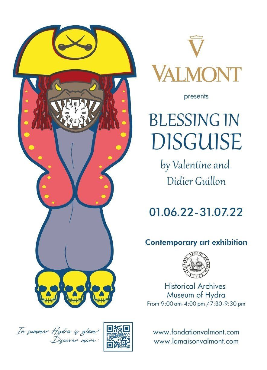 Valmont Foundation exhibition presents Blessing In Disguise on Hydra Island Greece, Summer 2022