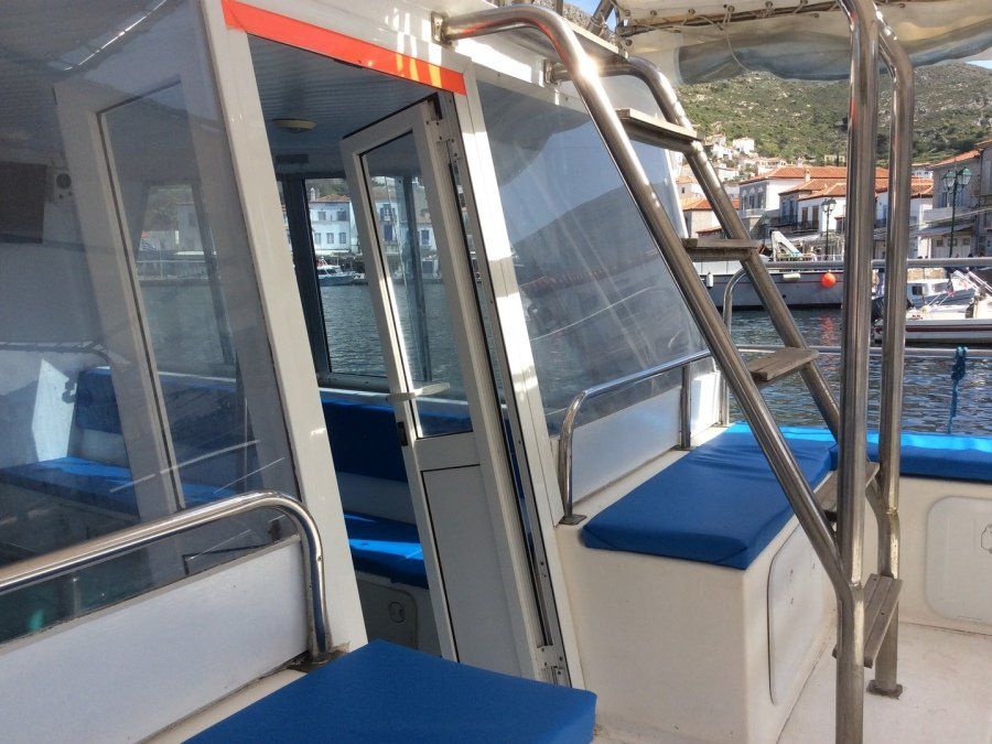 Christos Ermioni Passenger Ferry on Hydra Island Greece