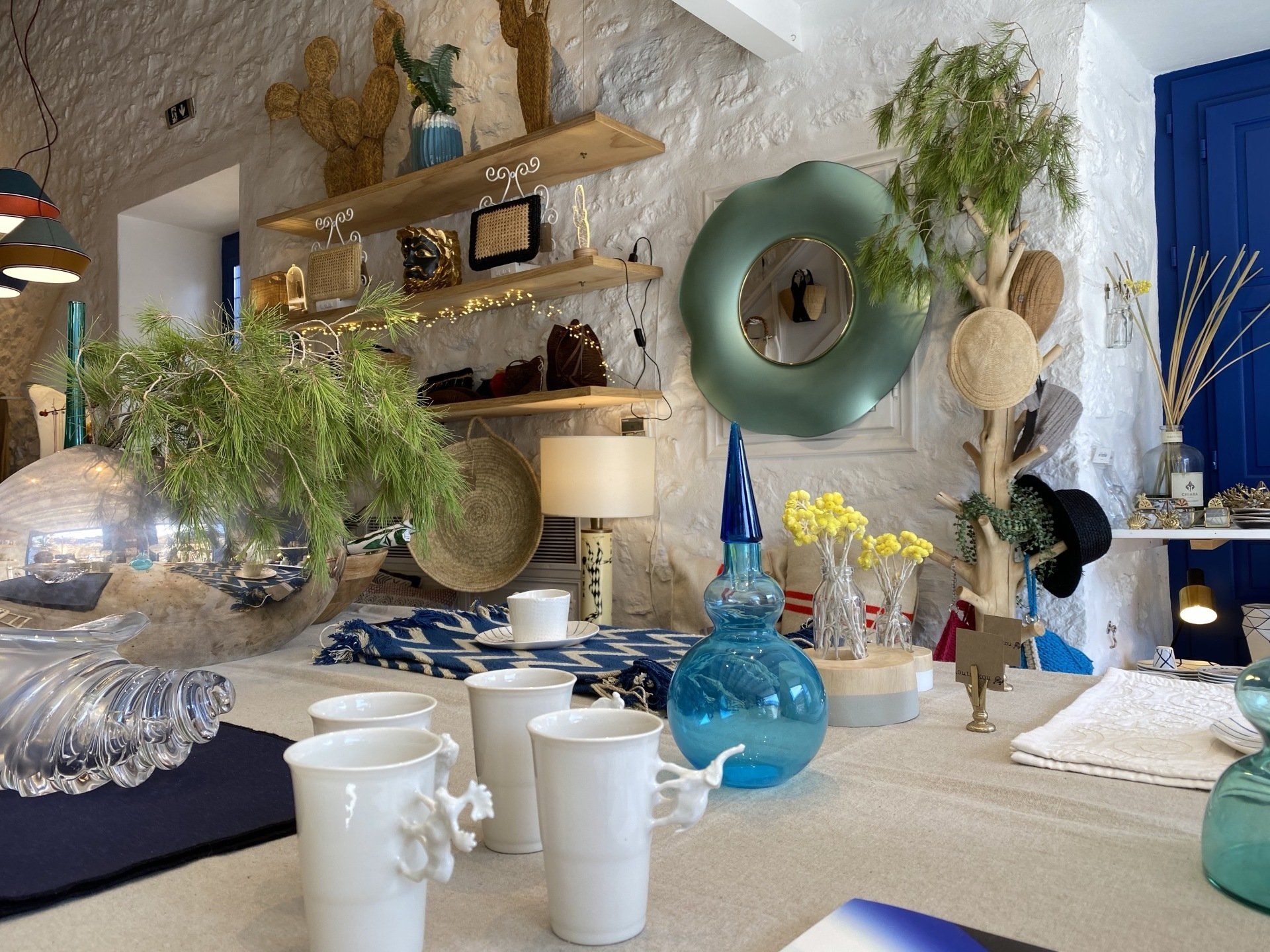 Koutsikou Hydra, interiors and fashion shop on Hydra Island Greece