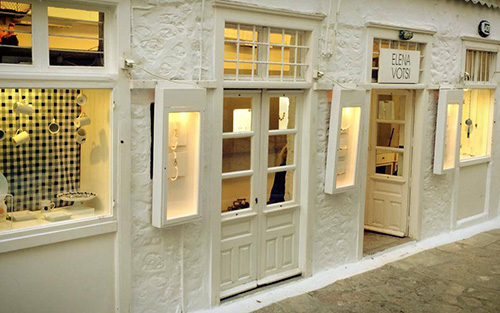 Elena Votsi Storefront Elena Votsi Jewellery Designer on Hydra Island Greece, on the HYDRADIRECT Shops & Services pages